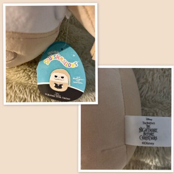 Squishmallows 8" Nightmare Before Christmas Jack Skellington in Pajamas - New - Picture 2 of 2